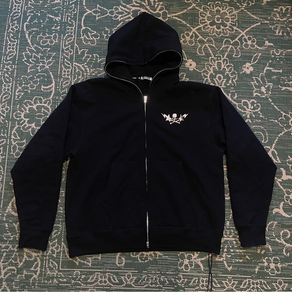 Bape x Mastermind Relaxed Fit Hoodie Zip Up - Picture 3 of 6